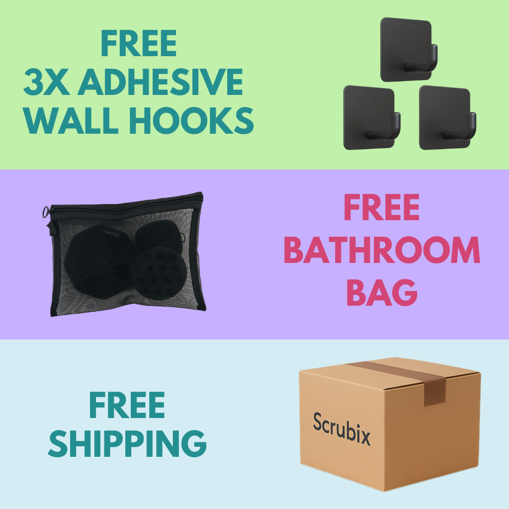 Scrubix™ 4-in-1 Premium Shower Bundle