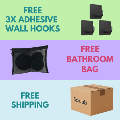 Scrubix™ 4-in-1 Premium Shower Bundle