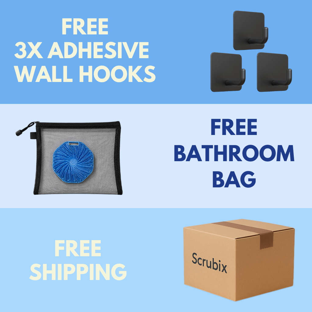 Scrubix™ 4-in-1 Premium Shower Bundle