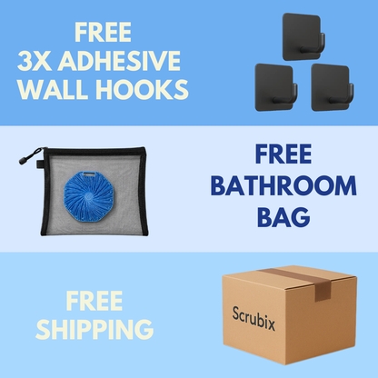 Scrubix™ 4-in-1 Premium Shower Bundle